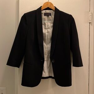 JamesJeans rayon polyester spandex black 3/4 length sleeve jacket P